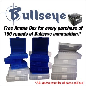 PBDionisio Gun Store All In Summer Sale: Bullseye ammo Free Calypso Ammo Box 6 x 6 inches