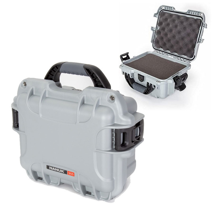 NANUK 905, Nanuk Case w/foam - Silver (Weight = 1.5kg)