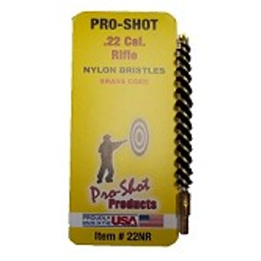 PRO-SHOT, NYLON BRISTLE BRUSH, 22CAL RIFLE "22NR"