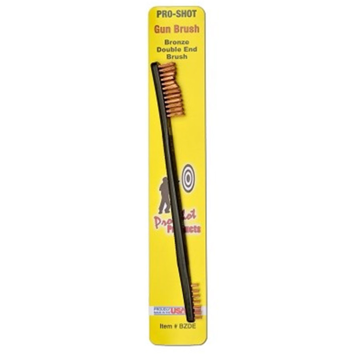 PRO-SHOT, Gun Brush Double End-Brass