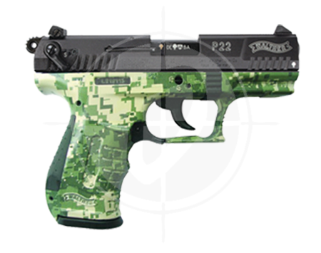 Gun dealer in Metro Manila, Philippines. Licensed Firearms and Ammunition dealer. Gun for sale. Walter P22 Digital Camoflage