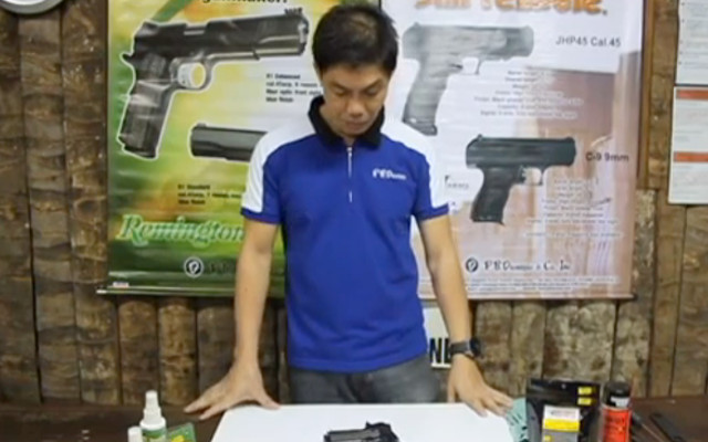 How to Disassemble and Clean a Remington 1911 Pistol