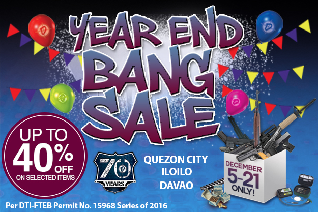 YEAR END BANG SALE PROMO