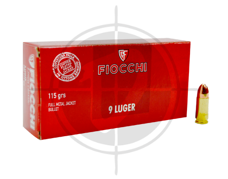 Fiocchi 9mm fmj copper plated 115gr picture