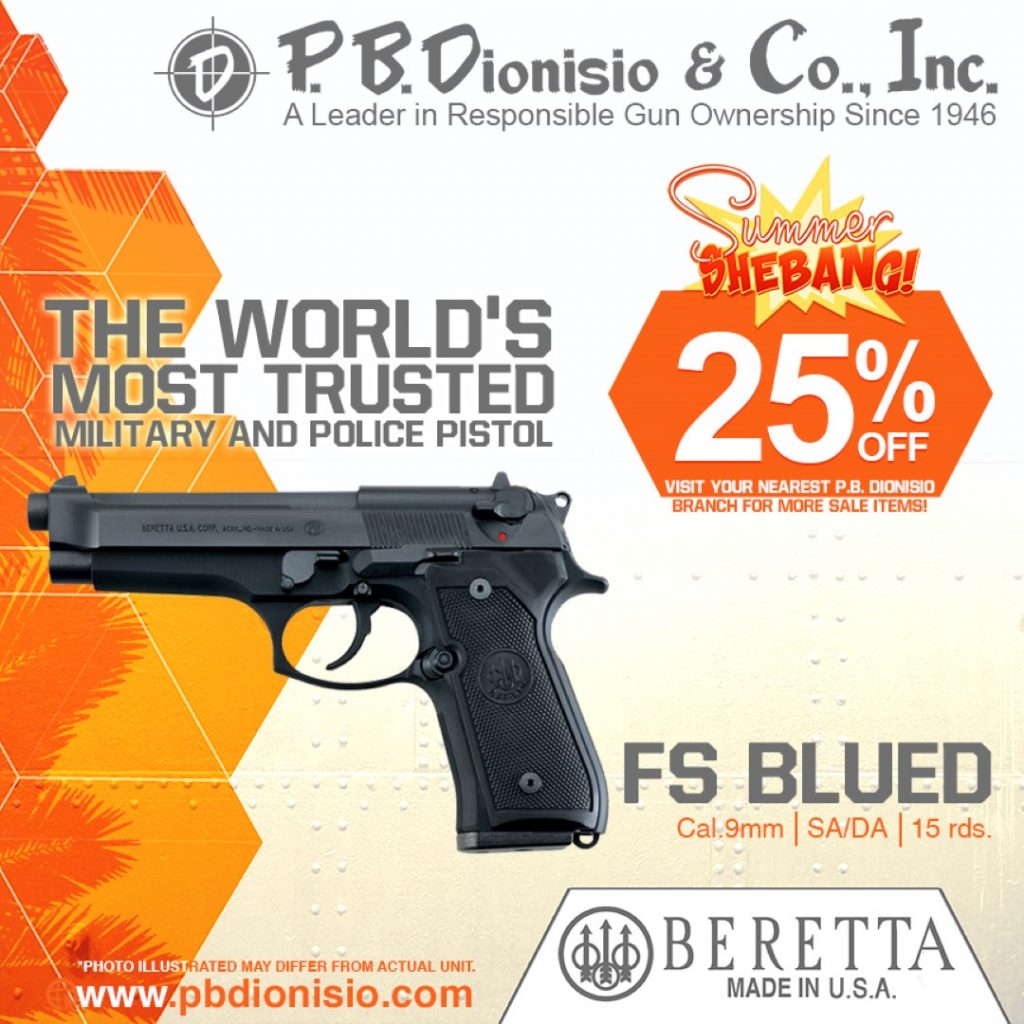 SUMMER SHEBANG-BERETTA 92FS pistol picture