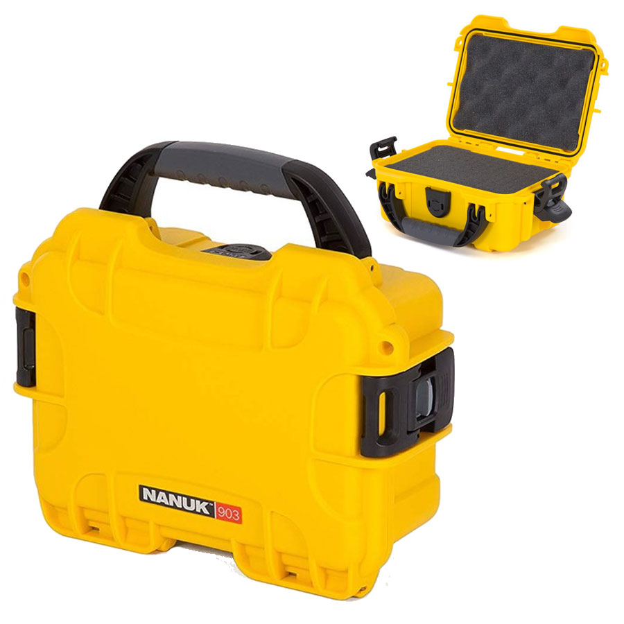 NANUK 903, Nanuk Case w/foam - Yellow