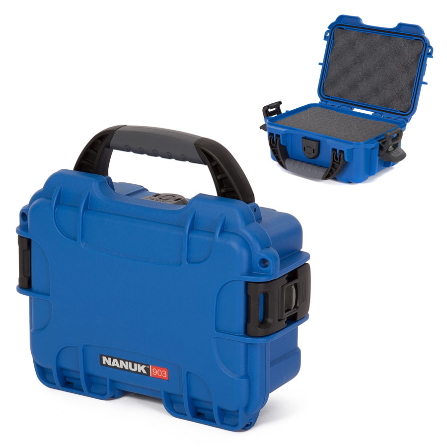 NANUK 903, Nanuk Case w/foam - Blue