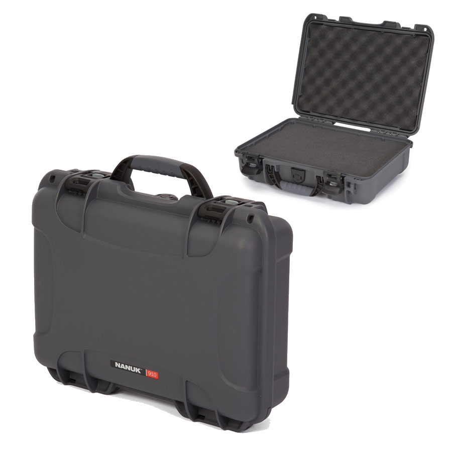 Nanuk Case 910 with foam Small Series Graphite - PBDionisioCo