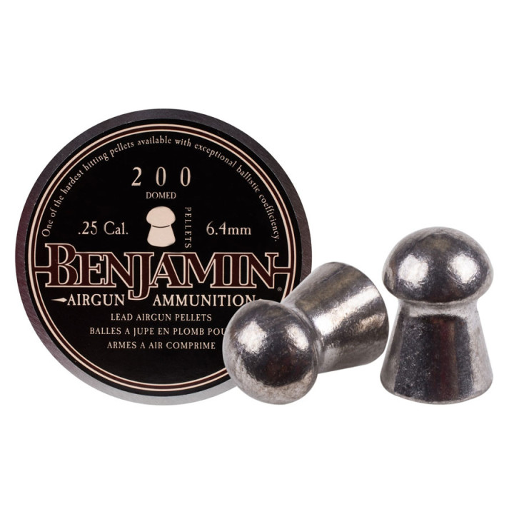 CROSMAN PELLET, Model "BD225" Benjamin Discovery Domed, 25Pellets, 27.8gr (200/tin)
