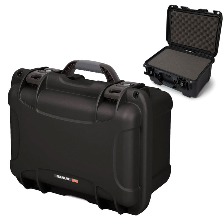 NANUK 18, Nanuk Case w/foam - Black (16.8 x 12.9 x 9.3)