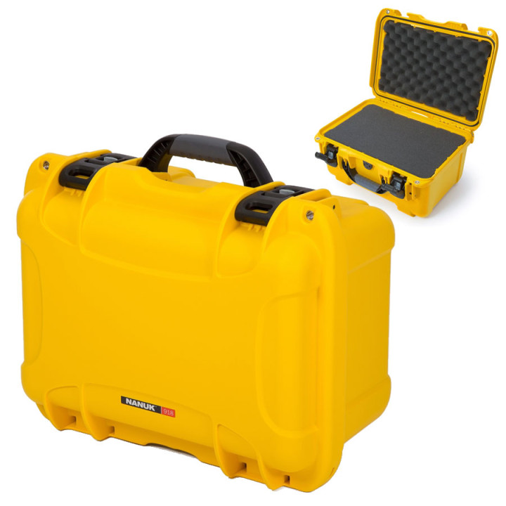 NANUK 18, Nanuk Case w/foam - Yellow