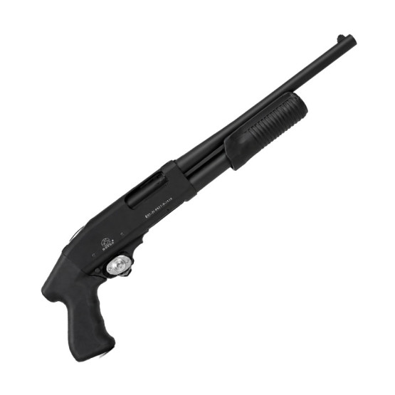 AKKAR Shotgun KARATAY MAGNUM Cal.12 gauge, Pump-Action, 2+1 rds., 14.9"bbl., Synthetic stock w/ extra Pistol Grip, Forend Syn w/ Folded Grip