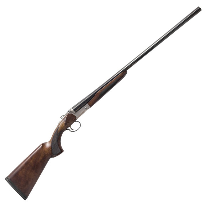 AKKAR Shotgun CHURCHILL Gold Cal. 12 gauge, Side by Side (3") 28" bbl. VR MC-5, Select Walnut, Manual Safety Extractor Case (512 Series)