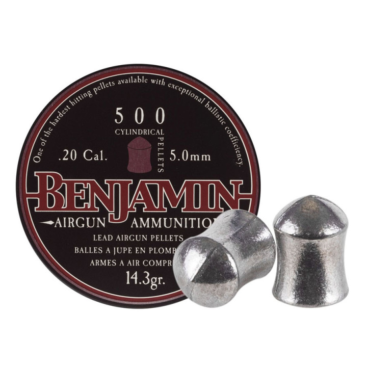 CROSMAN PELLET, Model "P50" Benjamin Cylinder, 20Pellets, 14.3gr, (500pellets/tin)