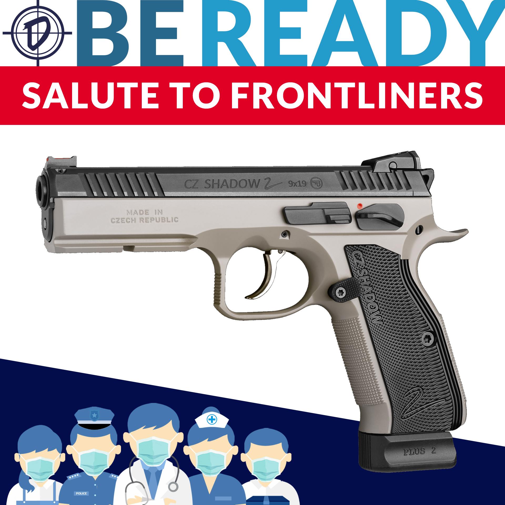 P.B.Dionisio & Co.'s Salute to Frontliners Promo Sale CZ Shadow 2 Urban Grey