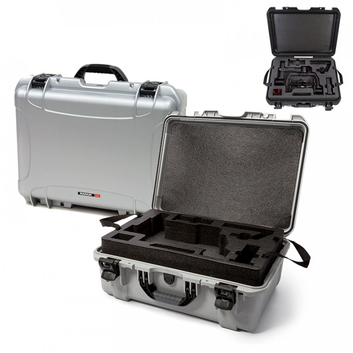 NANUK 940, Nanuk Case w/foam DJI Ronin M - Silver