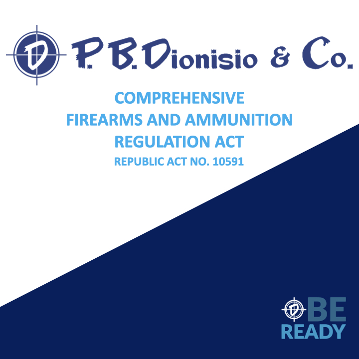 P.B.Dionisio & Co.’s Gun Safety Seminar is now online. Be confident and knowledgeable when handling a firearm. Attend the PBDionisio & Co. Online Gun Safety Seminar. Open to beginners and for LTOPF applicants.