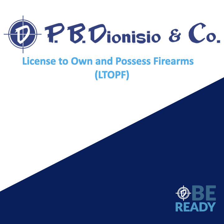 P.B.Dionisio & Co.’s Gun Safety Seminar is now online. Be confident and knowledgeable when handling a firearm. Attend the PBDionisio & Co. Online Gun Safety Seminar. Open to beginners and for LTOPF applicants.