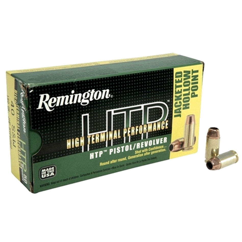 REMINGTON "RTP40SW2" HTP JHP 180grs. # 22332 Caliber 40s&w