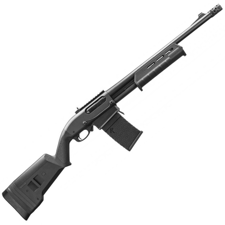 REMINGTON Shotgun 870 DM Cal.12 gauge, Pump Action., 6rds., 18.5"bbl., Synthetic Magpul Stock, Rem Choke w/ XS Ghost Ring Sight #81352