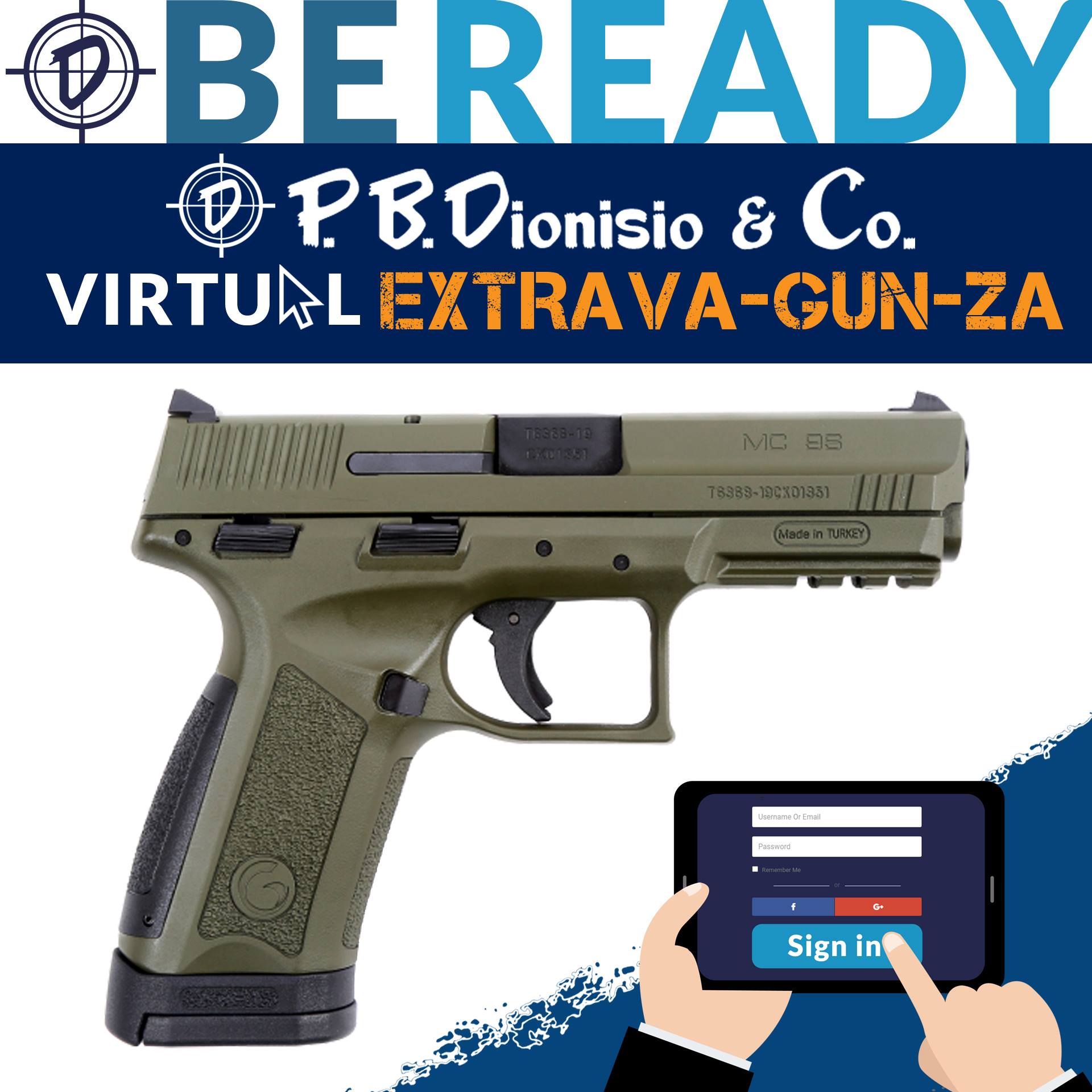 Are you ready for P.B.Dionisio & Co.'s Virtual Extrava-Gun-Za Event! From July 9 to July 13, join us for an online event. We're going through an unprecedented time. Count on P.B.Dionisio & Co. to help you be ready to defend, to protect and to win.