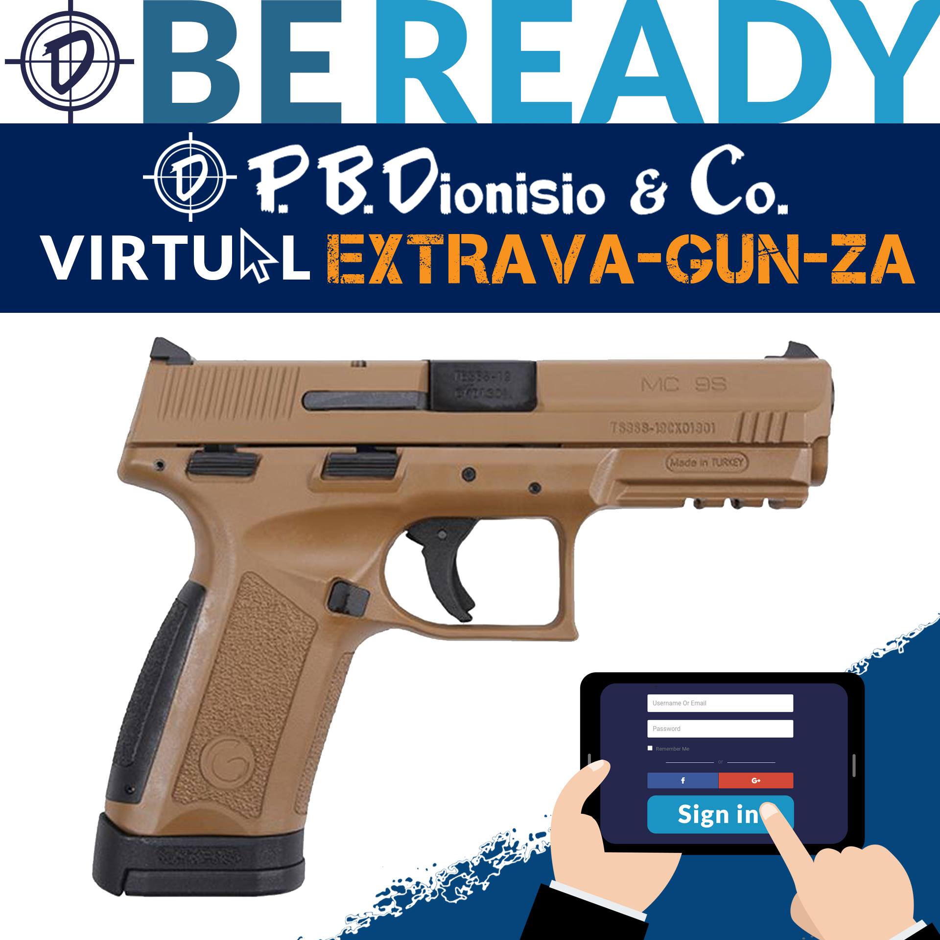 Are you ready for P.B.Dionisio & Co.'s Virtual Extrava-Gun-Za Event! From July 9 to July 13, join us for an online event. We're going through an unprecedented time. Count on P.B.Dionisio & Co. to help you be ready to defend, to protect and to win.