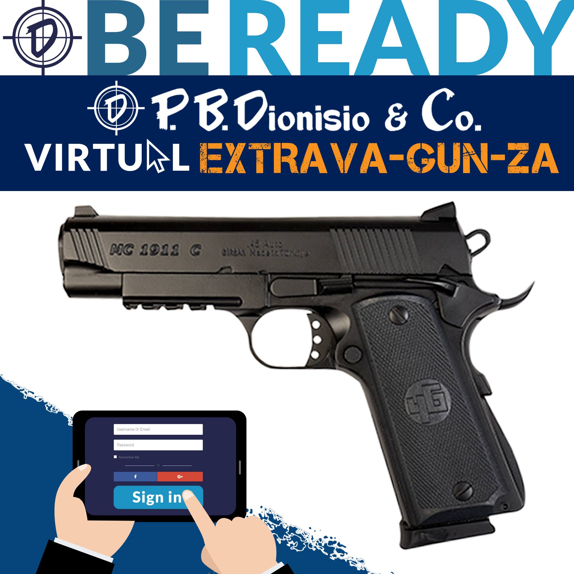 Are you ready for P.B.Dionisio & Co.'s Virtual Extrava-Gun-Za Event! From July 9 to July 13, join us for an online event. We're going through an unprecedented time. Count on P.B.Dionisio & Co. to help you be ready to defend, to protect and to win.