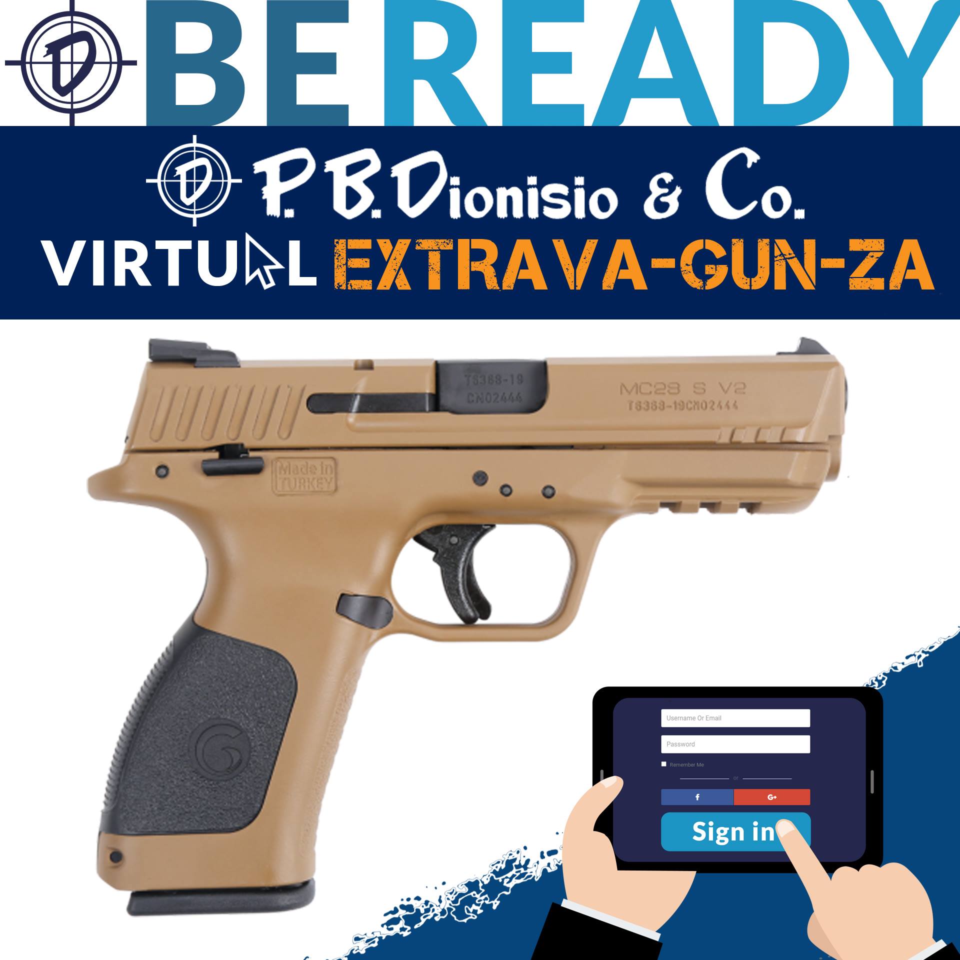 Are you ready for P.B.Dionisio & Co.'s Virtual Extrava-Gun-Za Event! From July 9 to July 13, join us for an online event. We're going through an unprecedented time. Count on P.B.Dionisio & Co. to help you be ready to defend, to protect and to win.
