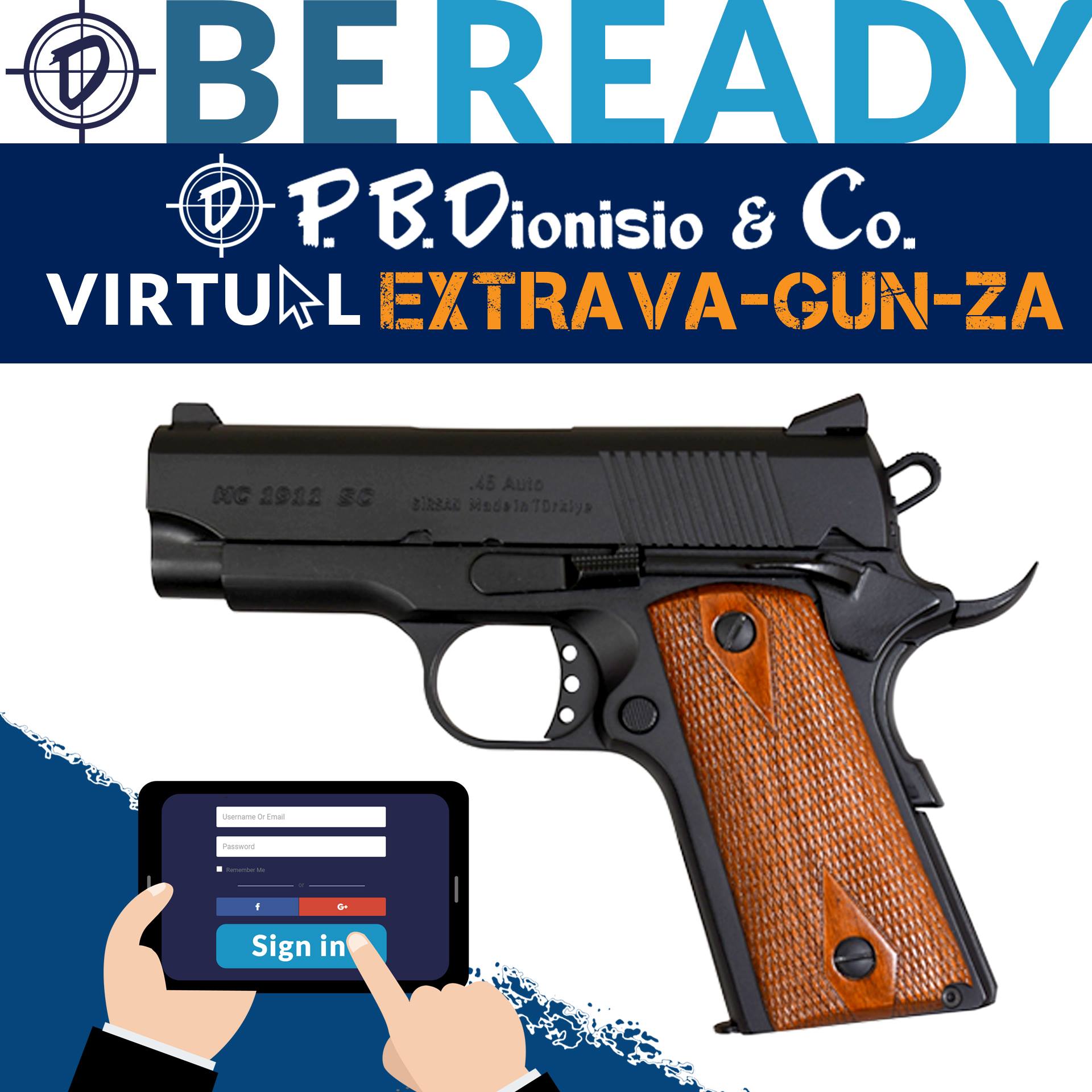 Are you ready for P.B.Dionisio & Co.'s Virtual Extrava-Gun-Za Event! From July 9 to July 13, join us for an online event. We're going through an unprecedented time. Count on P.B.Dionisio & Co. to help you be ready to defend, to protect and to win.