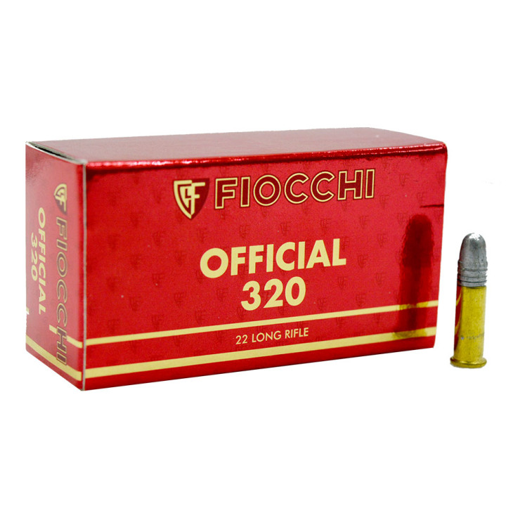 FIOCCHI Cal. 22LR, OFFICIAL 320, LRN, 40g., 320 m/s #302602 - PBDionisioCo