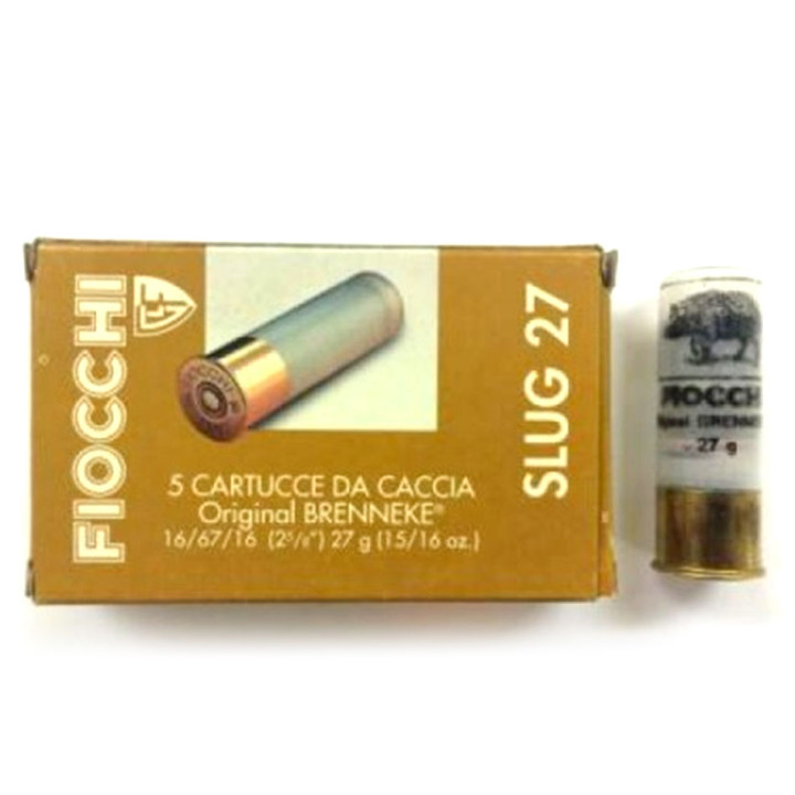 FIOCCHI, Cal. 16ga., Slug 27, 27grs.