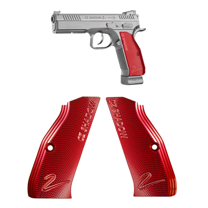 CZ GRIP CZ SHADOW 2 long Red #1091-2180-03
