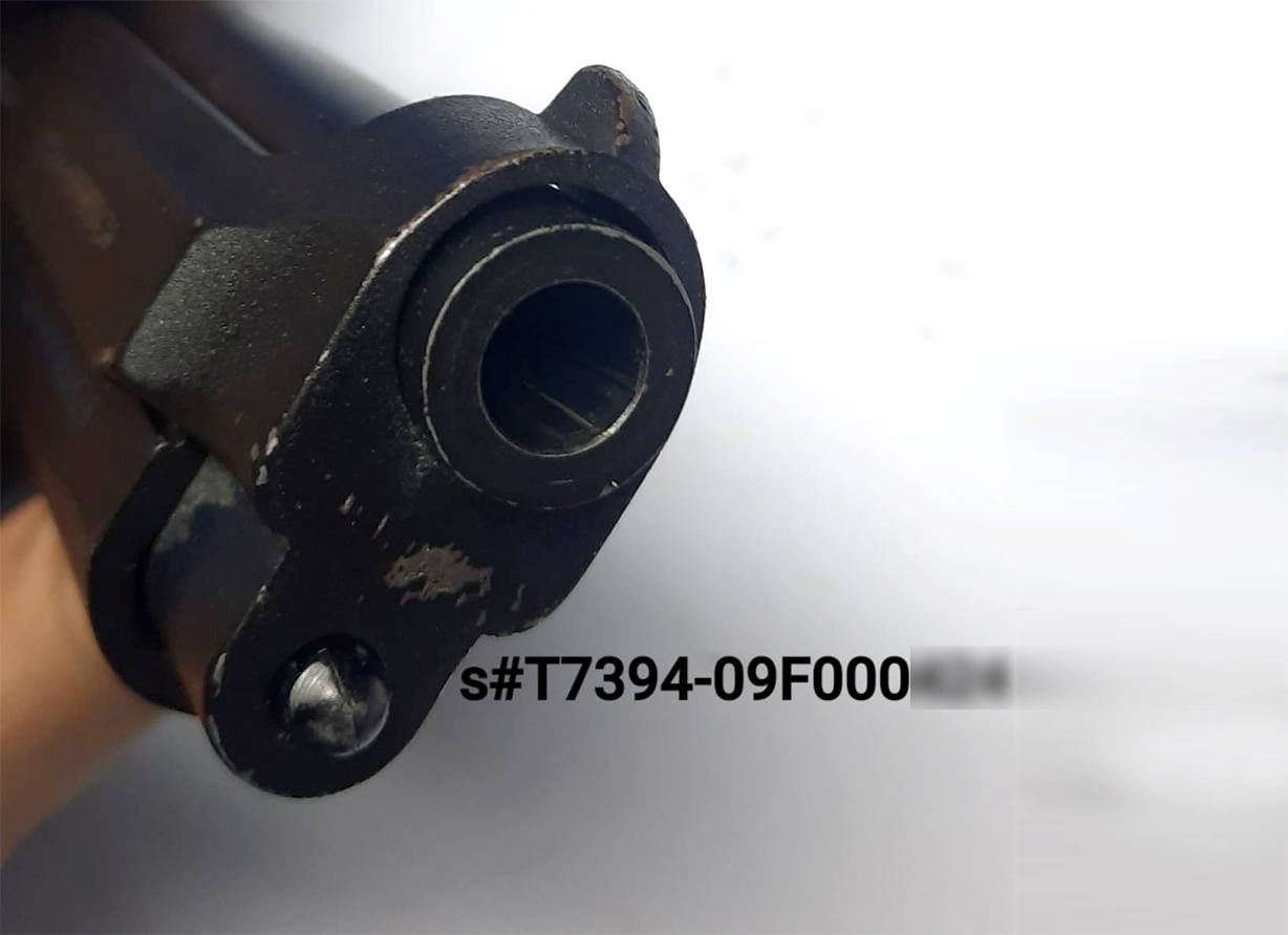 Akdal F92, 9mm, Blue, 15 rounds *Faded frame and slide with rust and ...