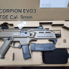 CZ Pistol SCORPION EVO3 S1 Flat Dark Earth (FDE) Cal. 9mm, 20-rds, 196.08 mm bbl. Polymer Frame, Low-Profile sights, Picatinny Rail, Ambi-Safety and Charging, Semi-Auto #3664-0702-AXKBDD5 - Image 2