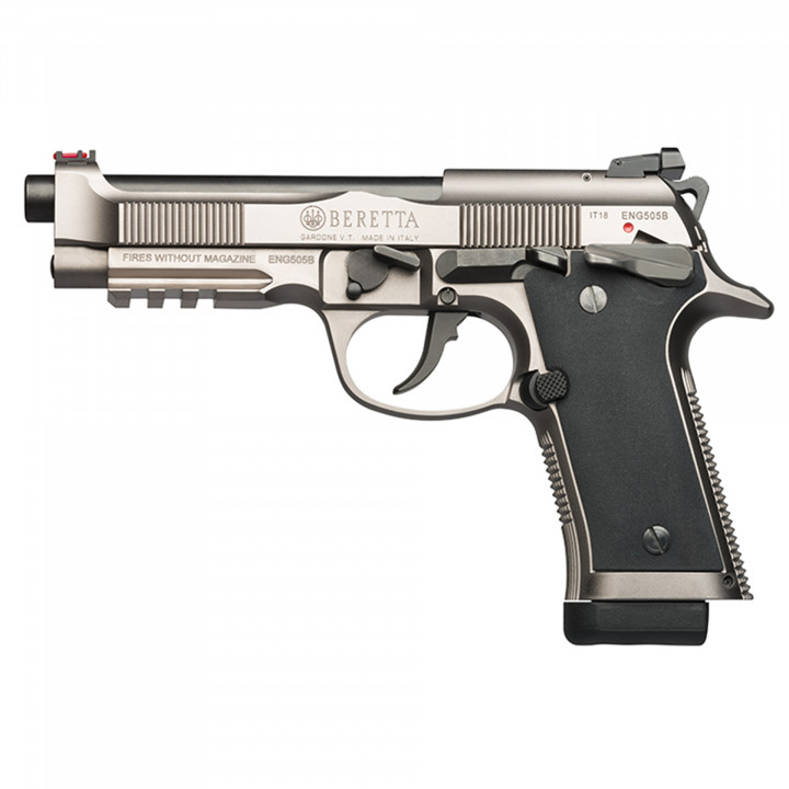 BERETTA Pistol 92X PERFORMANCE Cal.9mm, 15 rds. 125 mm bbl. Steel Frame, Red Fiber Optic Front Sight / Full Back Serrated Adjustble Rear Sight, Ambidextrous Thumb Safety, SA/DA #J92XR21