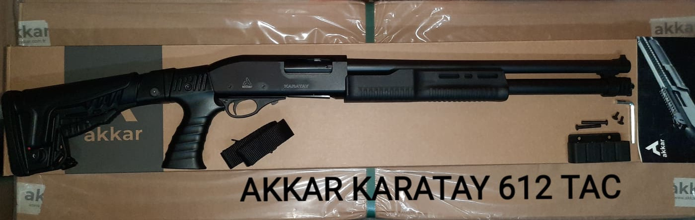 AKKAR Shotgun KARATAY 612HD Titanium Cal.12 gauge, 6+1 rds. Pump