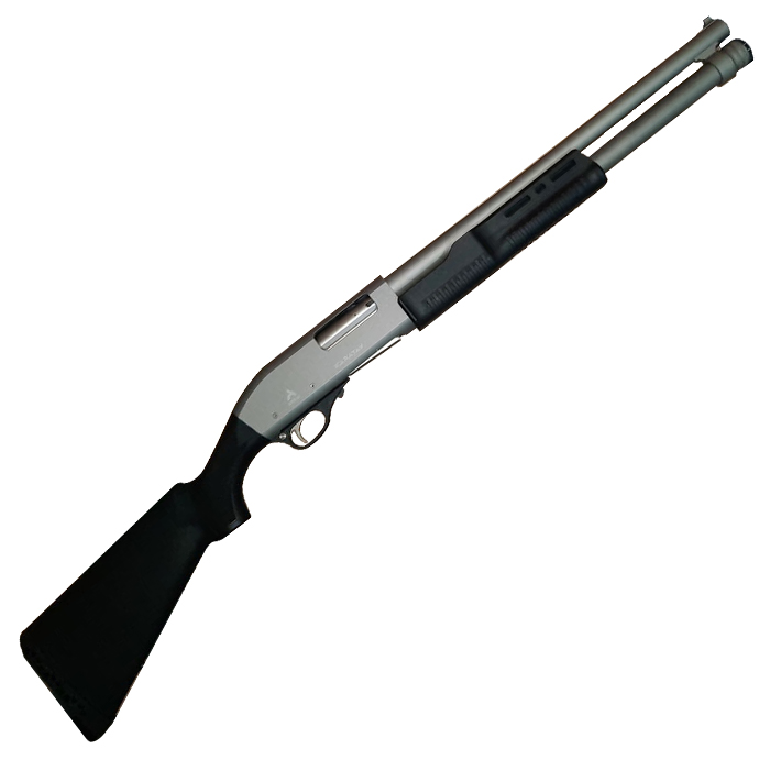 AKKAR Shotgun KARATAY 612HD Titanium Cal.12 gauge, 6+1 rds. Pump-Action,  14.9″bbl. Fixed Cylinder Choke, Ramp Sight #K61252 - PBDionisioCo