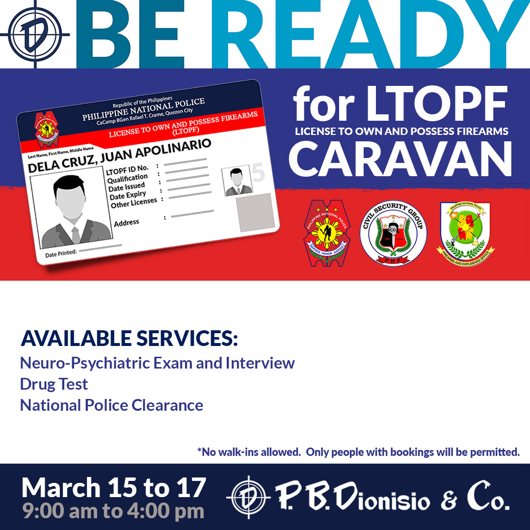 LTOPF Caravan on March 15 to 17, 2022 at P.B.Dionisio & Co.