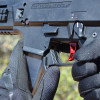 HBI Duckbill Mag Release Lever Aluminum - Black for scopion Evo 3 - Image 3