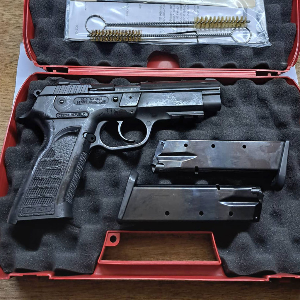 ALFAPROJ, PISTOL, Model " 699901", Alfa Combat, Cal. 9MM, Blue