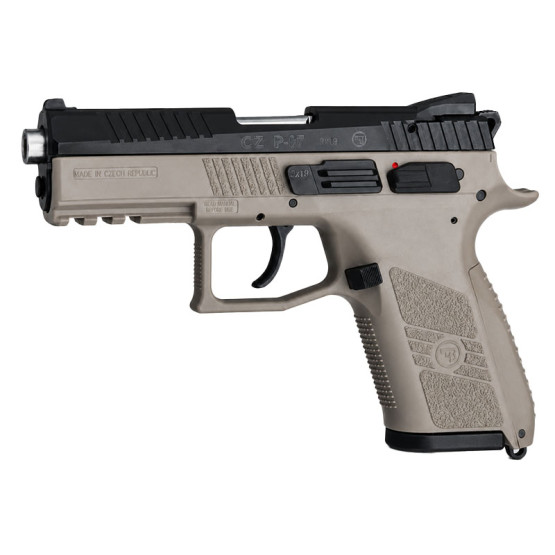 CZ Pistol P-07 Urban Gray Cal. 22LR, 10rds., 101.6mm., Polymer Frame, Luminescent Sights, Safety Notch on the Hammer / Decocker/ Manual Safety / Firing Pin Block, SA/DA, # 1010-1306M