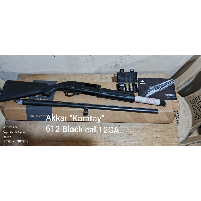 AKKAR Shotgun KARATAY 612HD Titanium Cal.12 gauge, 6+1 rds. Pump