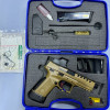 GIRSAN Pistol MC9 XTREME Barret Brown, Cal.9mm, 17+1rds., 120.39mm., Short Recoil, Red Dot Optic, 6 25 interchangable trigger, Extended slide stop & Mgzn. Release button, Threaded bbl., Manual safety, Single Action - Image 2