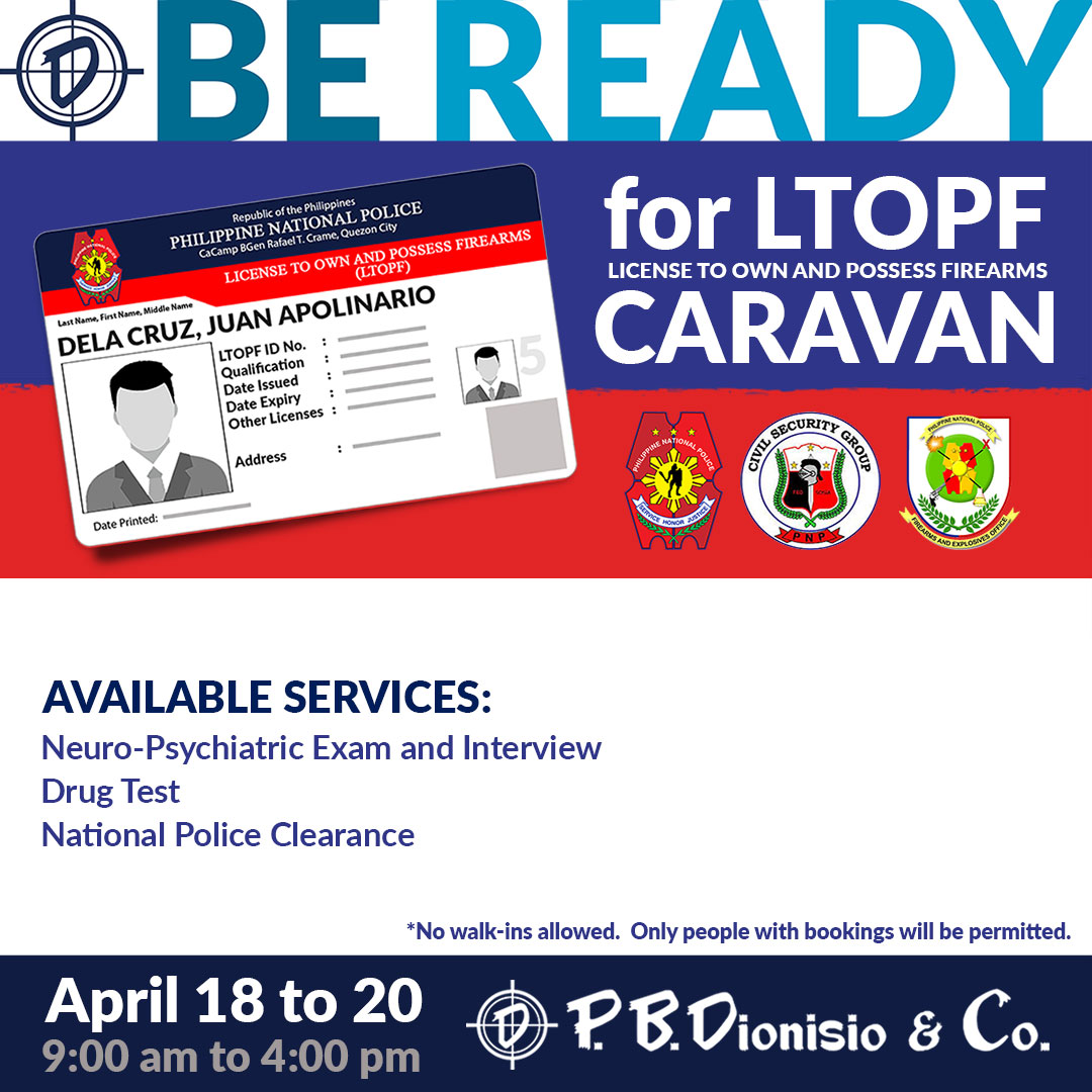 LTOPF Caravan on April 18 to 20, 2023 at P.B.Dionisio & Co.
