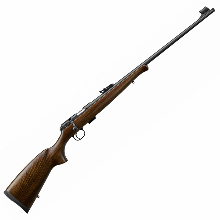CZ Rifle 457 Training Rifle, Cal.22LR, Bolt Action, 5rds, 24″ bbl., Varnish Beech Stock, Hammer Forged Barrel, Adjustable Trigger, Detachable Magazine #5084-8082-CADMAAX