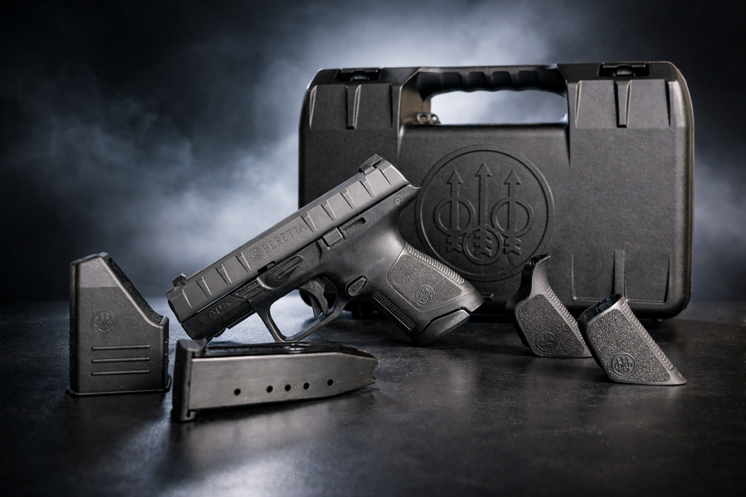 BERETTA Pistol APX COMPACT Black Cal.9mm, 13rds., 94mm., Polymer Frame, Removable Front and Rear Sights, Striker Deactivation Button, Firing Pin Block Safety, Trigger Safety, Striker-Fired #APW7211111B311 - Image 6