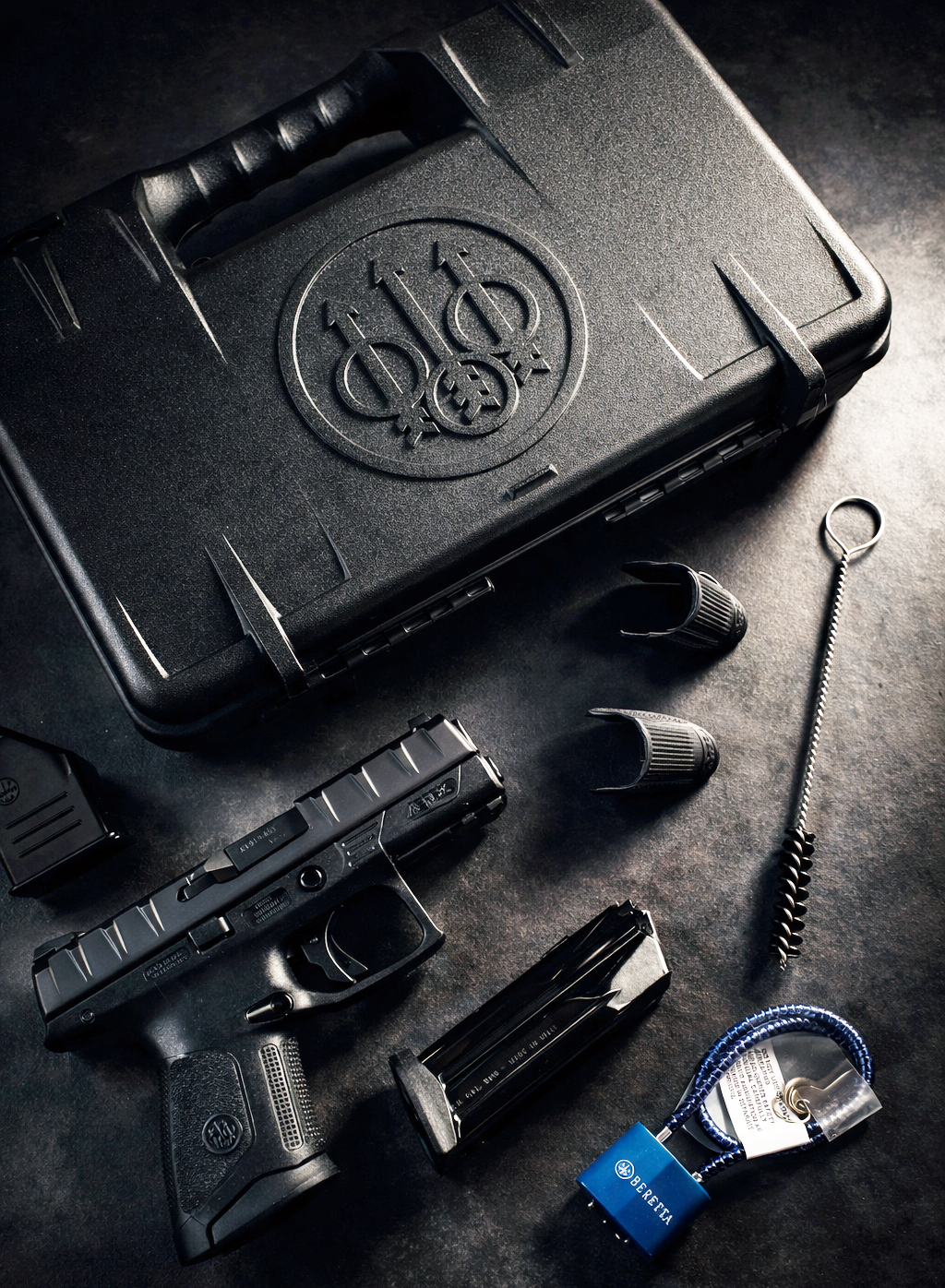 BERETTA Pistol APX COMPACT Black Cal.9mm, 13rds., 94mm., Polymer Frame, Removable Front and Rear Sights, Striker Deactivation Button, Firing Pin Block Safety, Trigger Safety, Striker-Fired #APW7211111B311 - Image 5