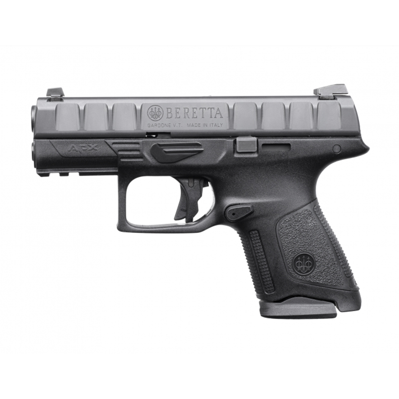 BERETTA Pistol APX COMPACT Black Cal.9mm, 13rds., 94mm., Polymer Frame, Removable Front and Rear Sights, Striker Deactivation Button, Firing Pin Block Safety, Trigger Safety, Striker-Fired #APW7211111B311 - Image 4