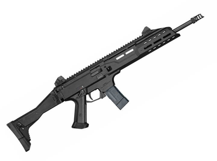 CZ CARBINE "SCORPION EVO 3 S1” W/ Compensator Cal. 20rds., 9MM., Fiberglass Polymer Frame, Cold forged barrel, Mechanical/Buildable sights., #3664-0706-ADKADDX