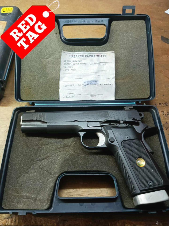 PETERS STAHL PISTOL, Cal. 45, (Customized)